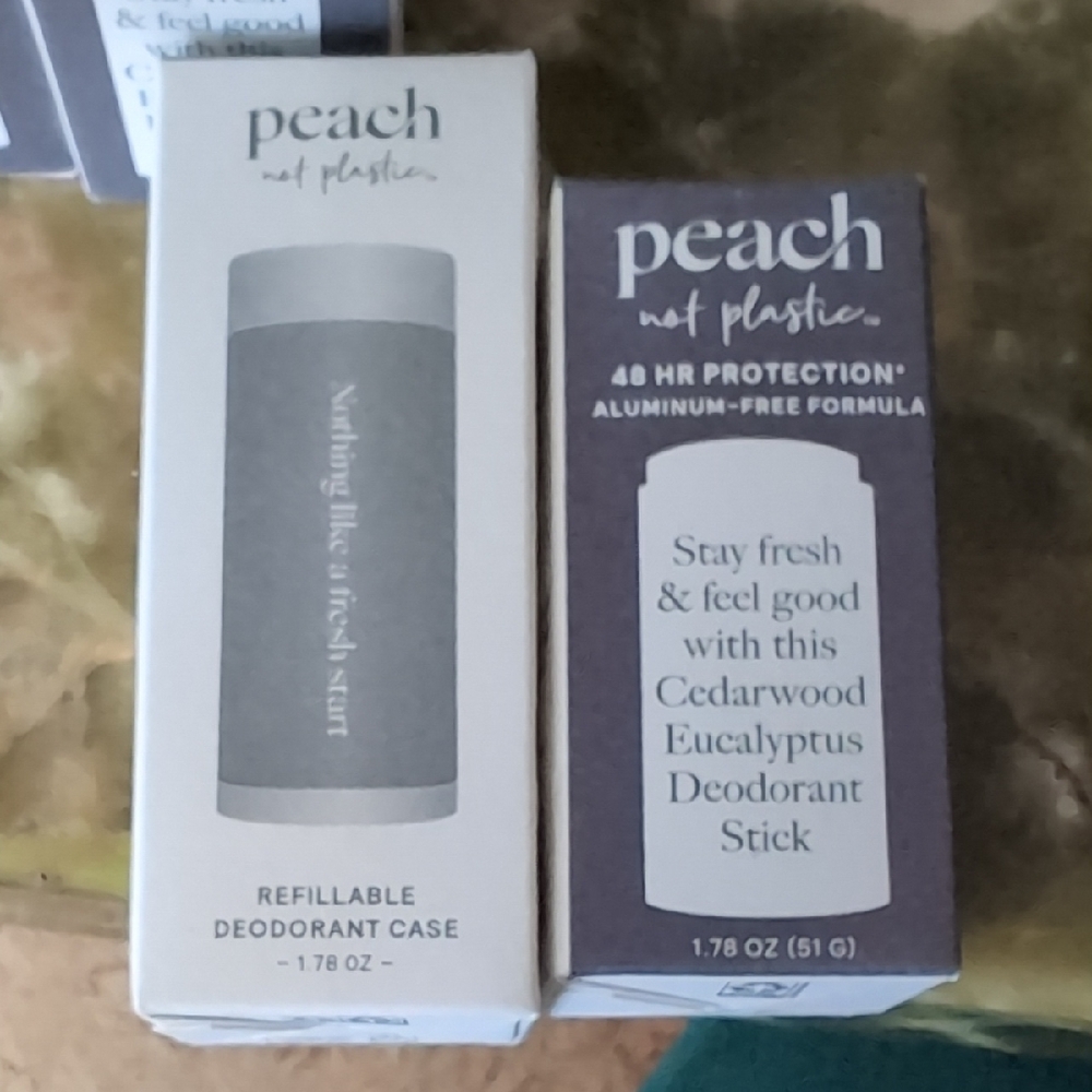 Peach Not Plastic Deodorant